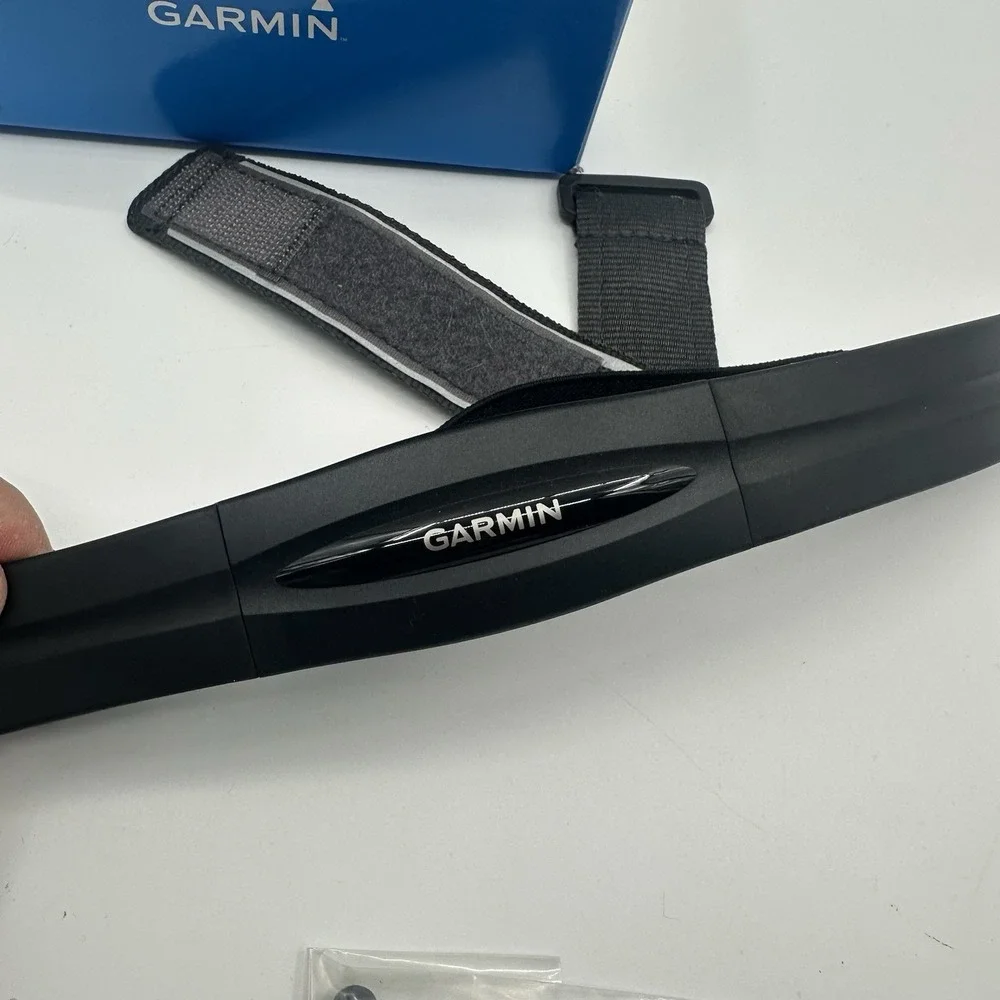 Garmin Forerunner 405CX GPS Wireless Sports Watch Blue w/ USB, HRM, Charger READ